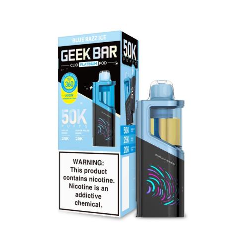 Geek Bar CLIO Platinum 50K Pods - 5PK Display