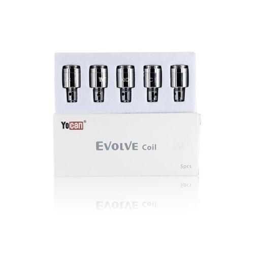 Yocan Evolve Quartz Dual Coil Replacement Coil - 5PK-Quartz Dual Coil