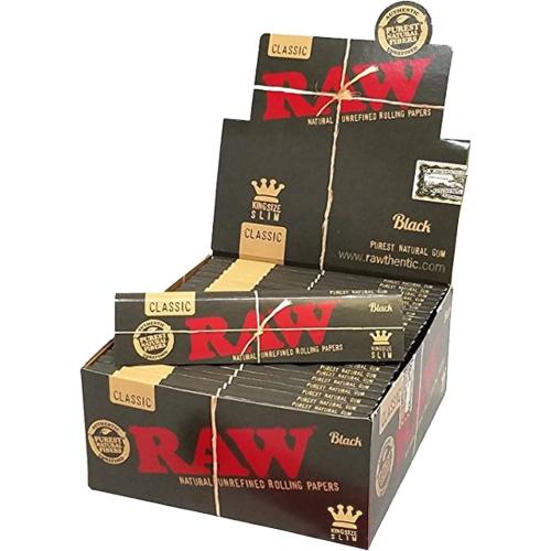 RAW Rolling Papers - King Size Slim - 50 Pack