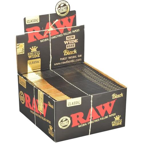 RAW Rolling Papers - King Size Wide - 50 Pack