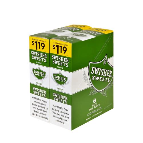 Swisher Sweets Cigarillos 2 For $1.19 *Pre-Priced* - 30PK Display