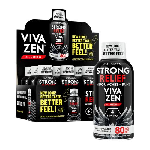 VIVA ZEN 2X EXTRA STRENGTH KRATOM SHOT - 12PK