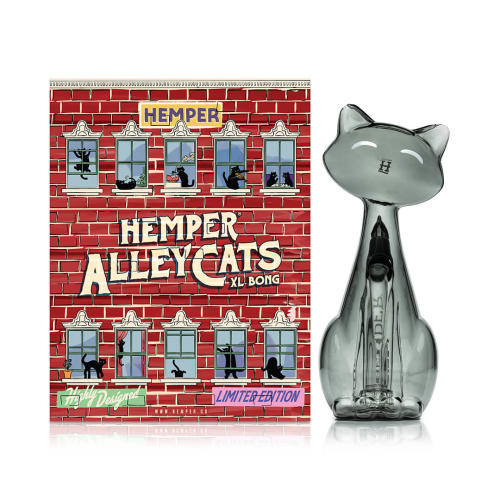 Hemper Alley Cats XL Bong - With 14M Bowl & 4mm Banger-Original