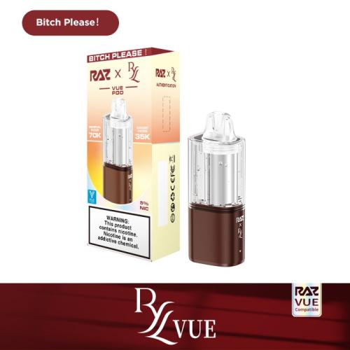 RAZ x RYL Vue 70K Disposable Pods (Raz Vue Pod Compatible) - 5PK Display