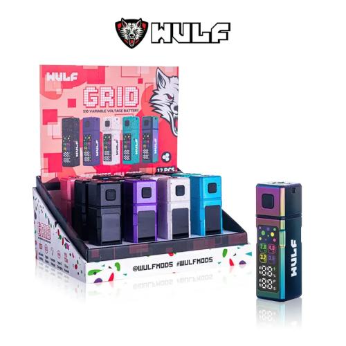 Wulf Grid 510 Cartridge Battery - 12PK Display-Assorted
