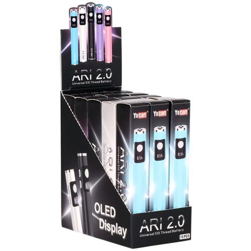 Yocan Ari 2.0 510 Battery - 15PK