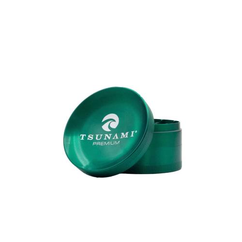 Tsunami Premium 4-piece 75mm Caved Top Herb Grinder