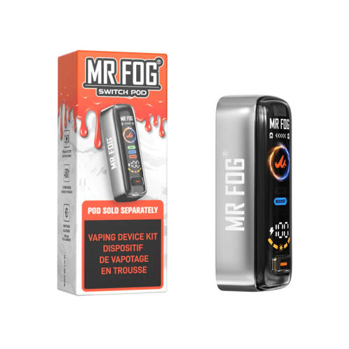 MR FOG Switch Pod Battery Device - 5PK Display-Silver