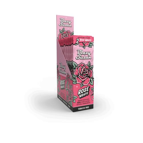 Blazy Susan® - Rose Leaf Wraps (2ct) - 25PK Display-Rose (Original)