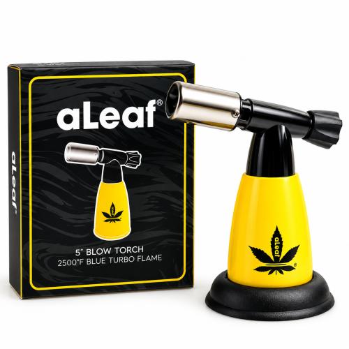 ALEAF 5in Blue Turbo Flame Blow Torch Lighter (ALT101)