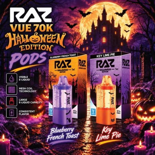 Raz Vue 70K Halloween Edition Pods - 5PK Display