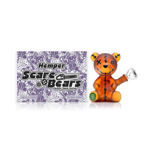 Hemper Scare Bears Teddy Bear Bong - With 14M Bowl & 4mm Banger-Original
