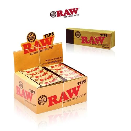 Raw Original Rolling Tips 50CT - 50PK Display-Original