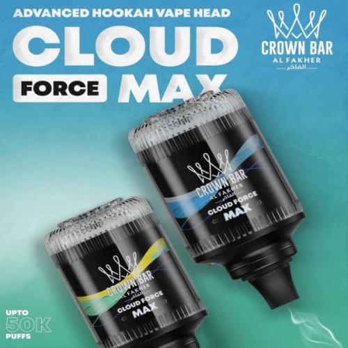 Al Fakher Crown Bar Cloud Force Max 50K E-Hookah Head 5mg