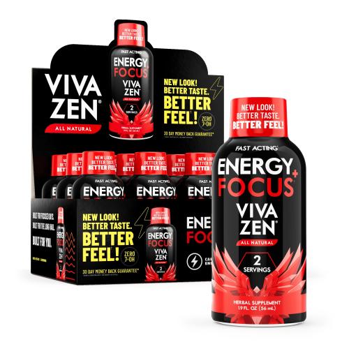 VIVA ZEN ORIGINAL FORMULA SHOT (Energy + Focus)- 12PK