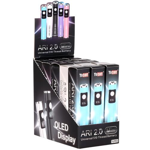 Yocan Ari 2.0 Mini 510 Battery - 15PK
