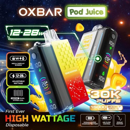 Pod Juice x OXBAR Magic Maze 2 30K Puffs (5PK Display)