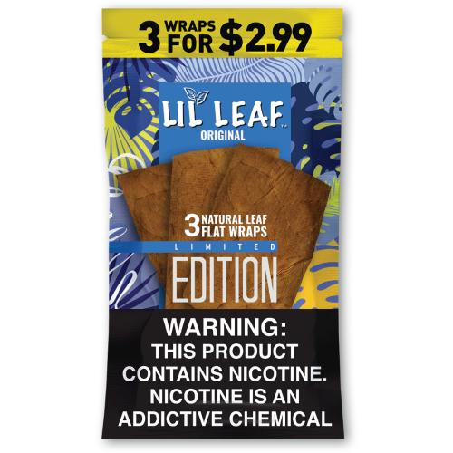 LIL LEAF $2.99 *Pre Priced* Wraps 3CT - 10PK Display