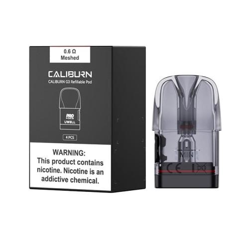 Uwell Caliburn G3 2.5ML Refillable Replacement Pod - 4PK