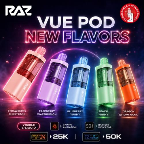 RAZ Vue 50K Pods - 5PK Display