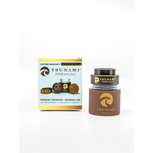 Tsunami Premium Herb Grinder with Jar