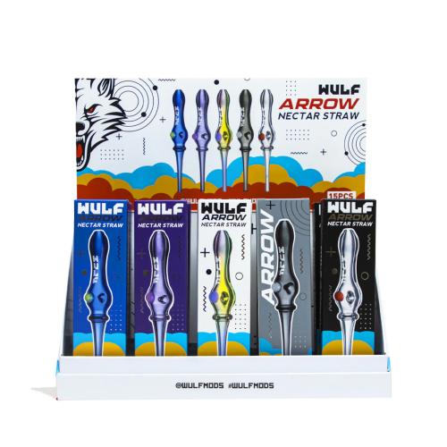 Wulf Mods Arrow Nectar Straw - 15PK Display