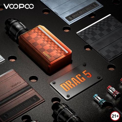 VooPoo Drag 5 177W 18650 Starter Kit With 5.5ML UFORCE-X Tank