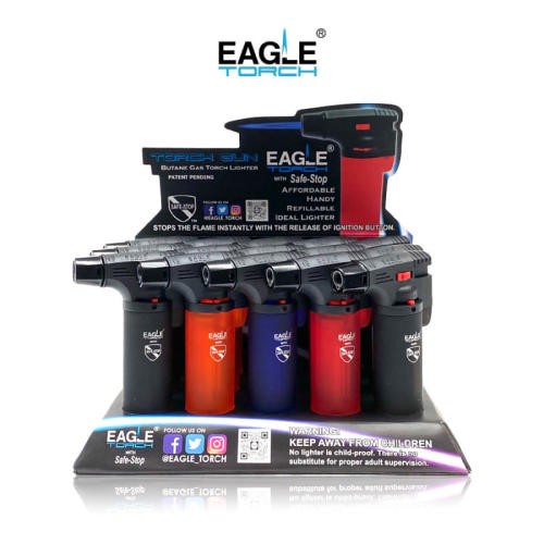 Eagle Torch PT101U Gun Lighter - 15CT Display-Assorted