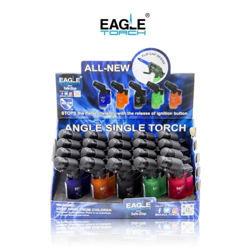 Eagle Torch PT116B Angle Mini Angle Clear Torch - 20CT Display-Assorted