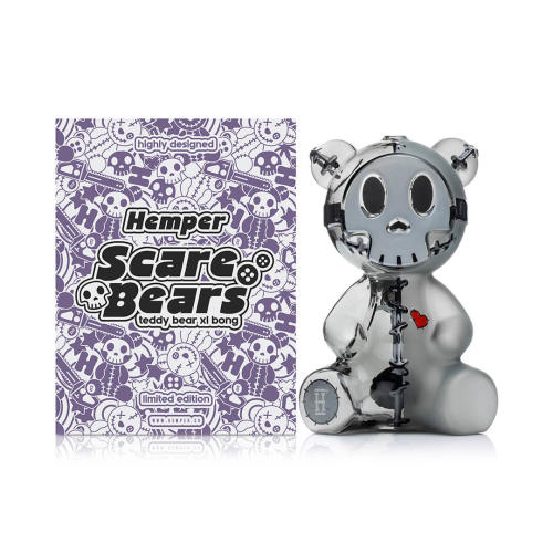 Hemper Scare Bears Teddy Bear XL Bong - With 14M Bowl & 4mm Banger-Original