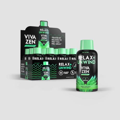 VIVA ZEN KAVA + KRATOM Shot (Relax & Unwind)- 12PK