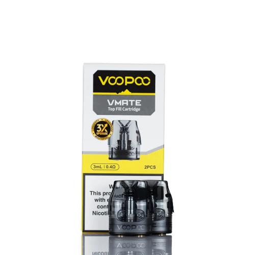 Voopoo VMate Max Top Fill 3ML Replacement Pods - 2PK