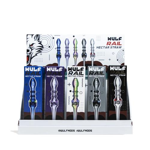 Wulf Mods Rail Nectar Straw - 15PK Display