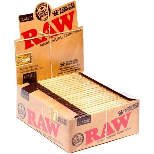 RAW Rolling Papers - King Size Supreme - 24 Pack