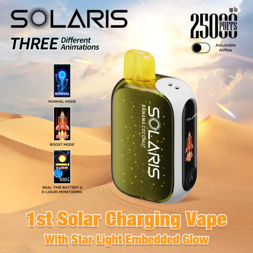 Solaris 25K Puffs 5% (5PK Display)