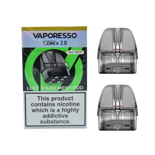 Vaporesso Luxe X Corex 2.0 5ML Refillable Replacement Pods - 2PK