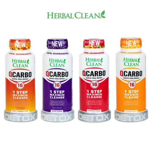 Herbal Clean Q Carbo Liquid Mega Strength - 16oz