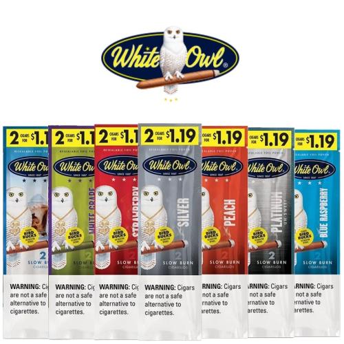 White Owl Cigarillos 2 For $1.19 *Pre-Priced* - 30PK Display