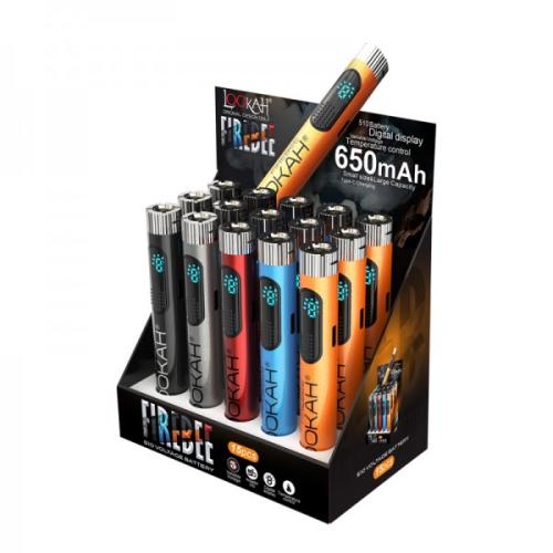 Lookah FIREBEE 650mAh Cartridge 510 Battery - 15PK Display-Assorted