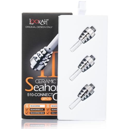 Lookah Seahorse Type III Ceramic Replacement Coils - 3PK-Ceramic Tube Coil 0.6ohm