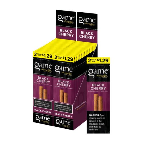 Game Cigarillos 2 For $1.29 *Pre-Priced* - 30PK Display