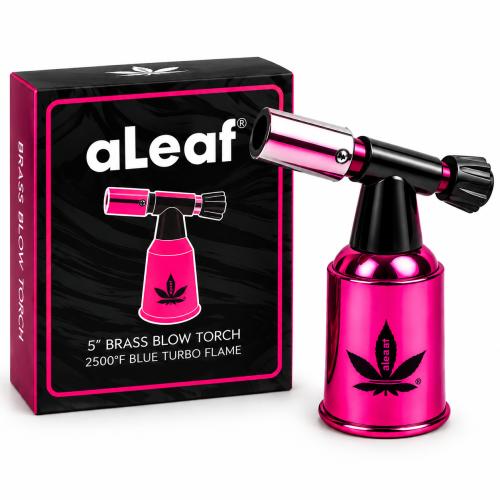 ALEAF 5in Brass Blow Torch Lighter (ALT104)