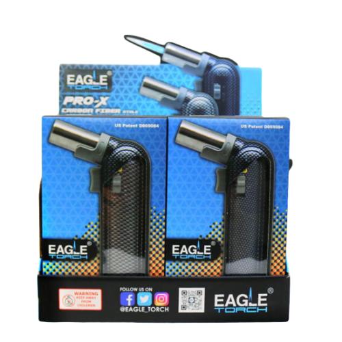 Eagle Torch PT162CF Pro - X7 Carbon Fiber Torch - 6CT Display-Assorted