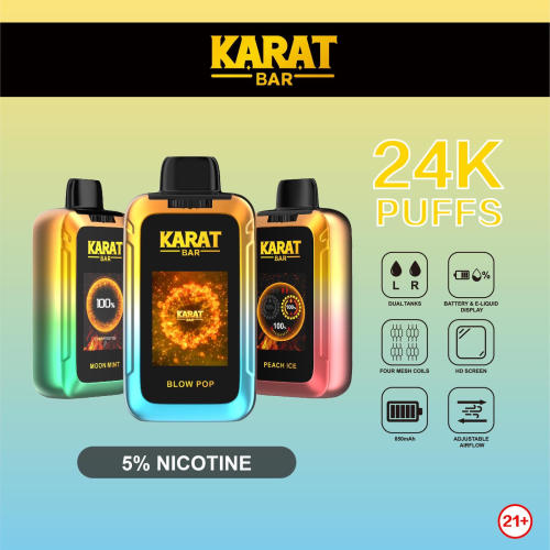KARAT Bar 24K Puffs 5% (5PK Display)